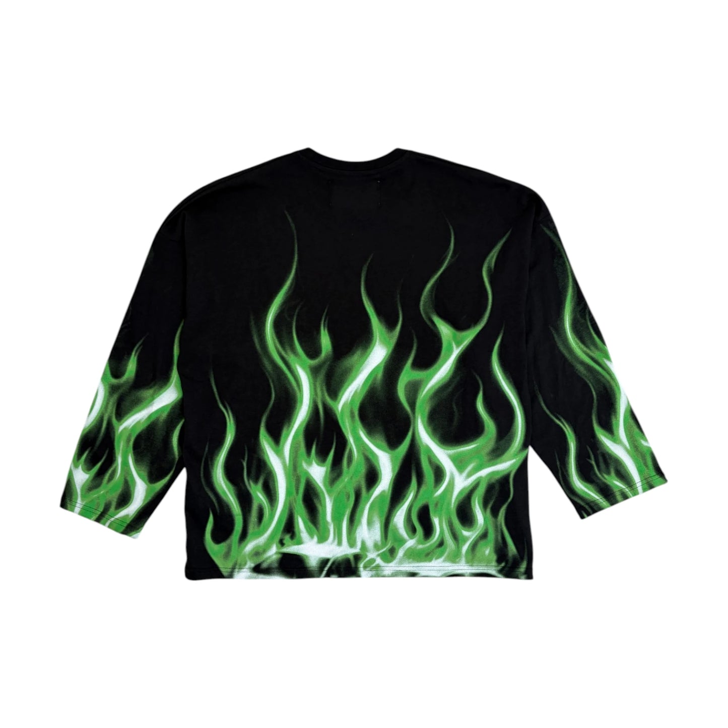 PDF CHANNEL Men's 'La Flame' Long Sleeve T-Shirt black - XS