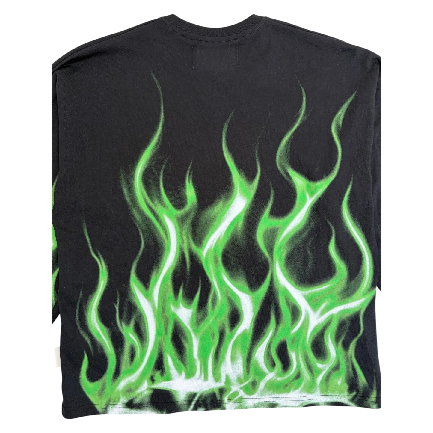 PDF CHANNEL Men's 'La Flame' Long Sleeve T-Shirt black - XS