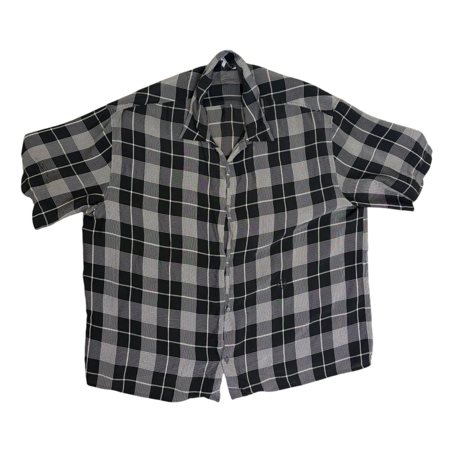 Loewe Plaid Short Sleeve Shirt - M