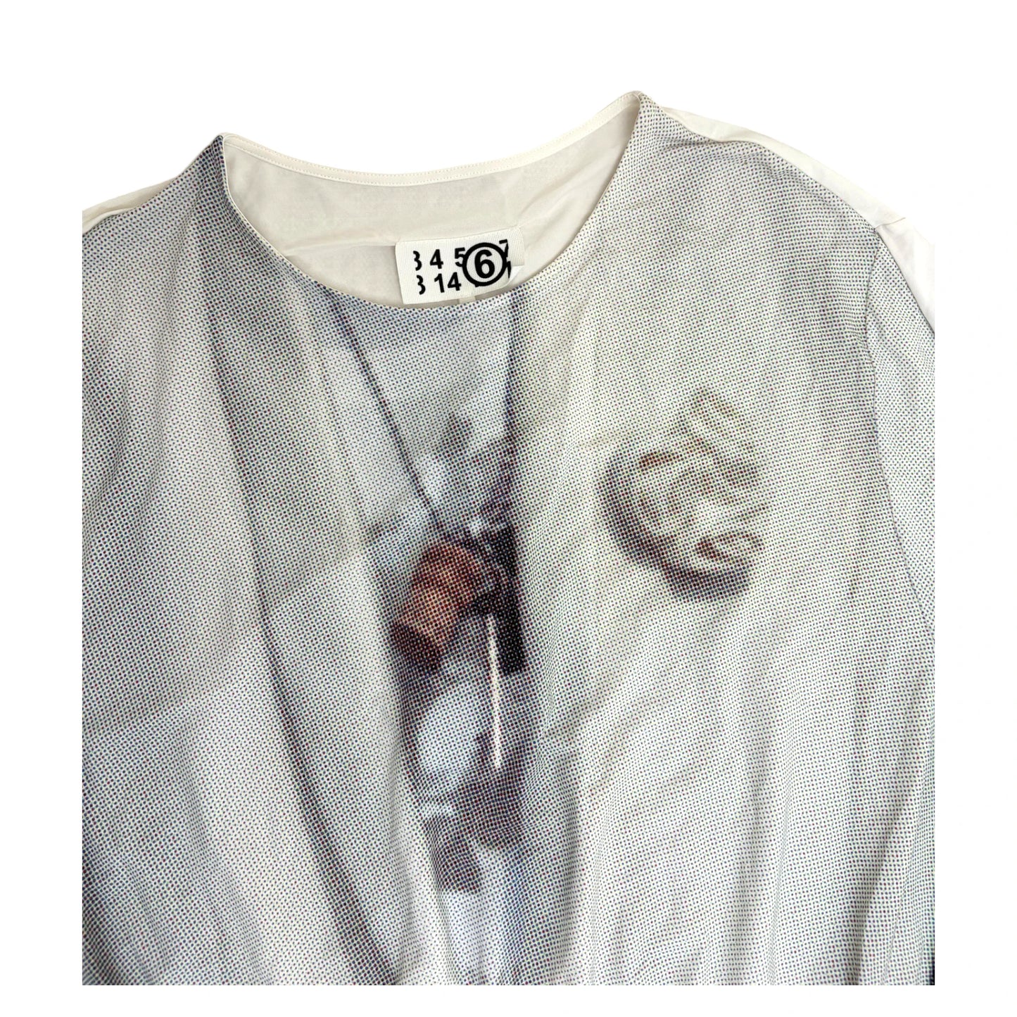 Maison Margiela Mm6 Stretch Printed Dress - M