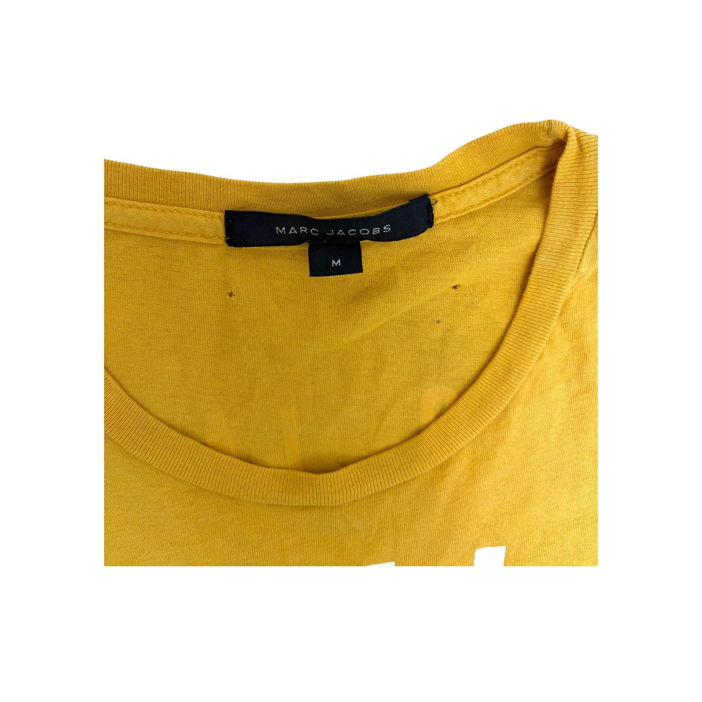 Marc Jacobs Would I Lie T Shirt yellow - M