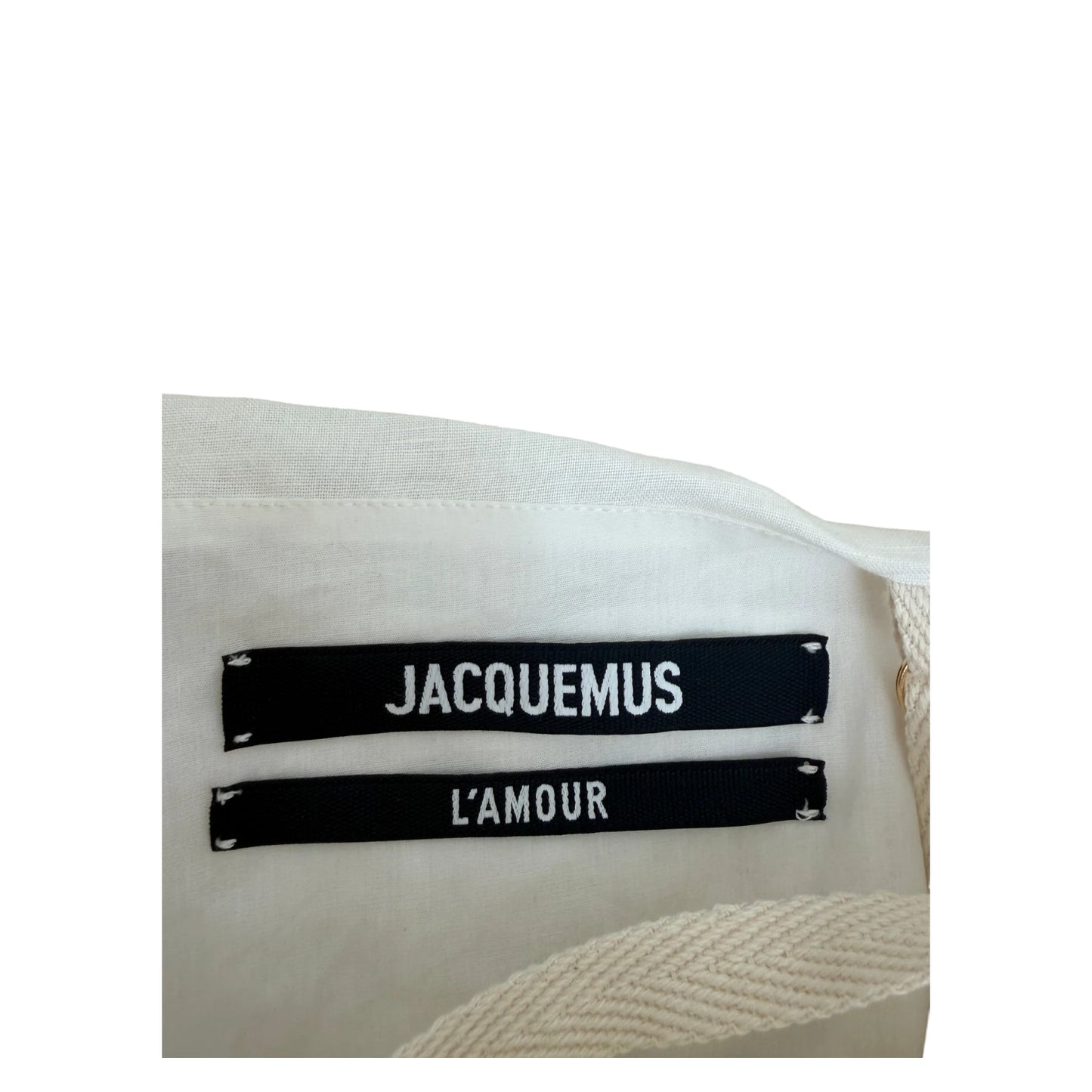 Jacquemus Layered Dress white - XS