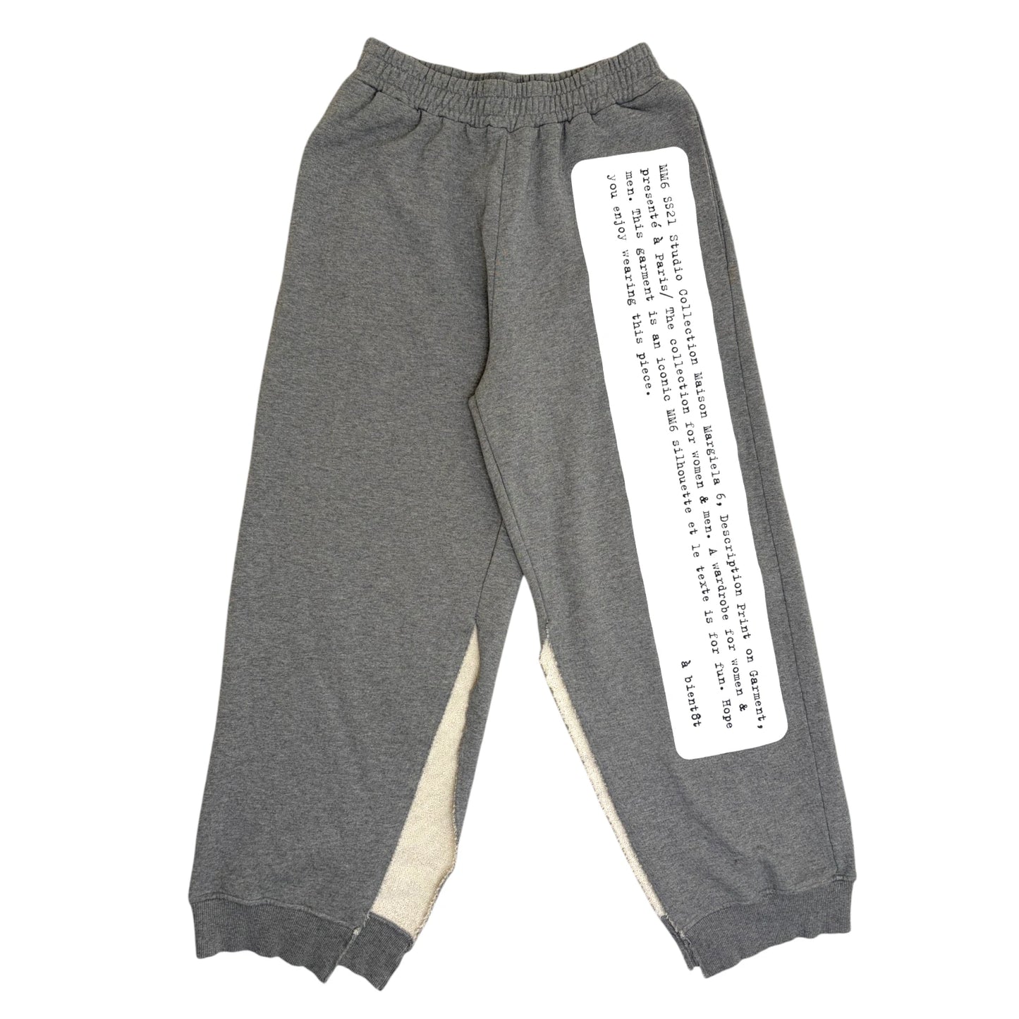 Maison Margiela Typography Sweatpants - M