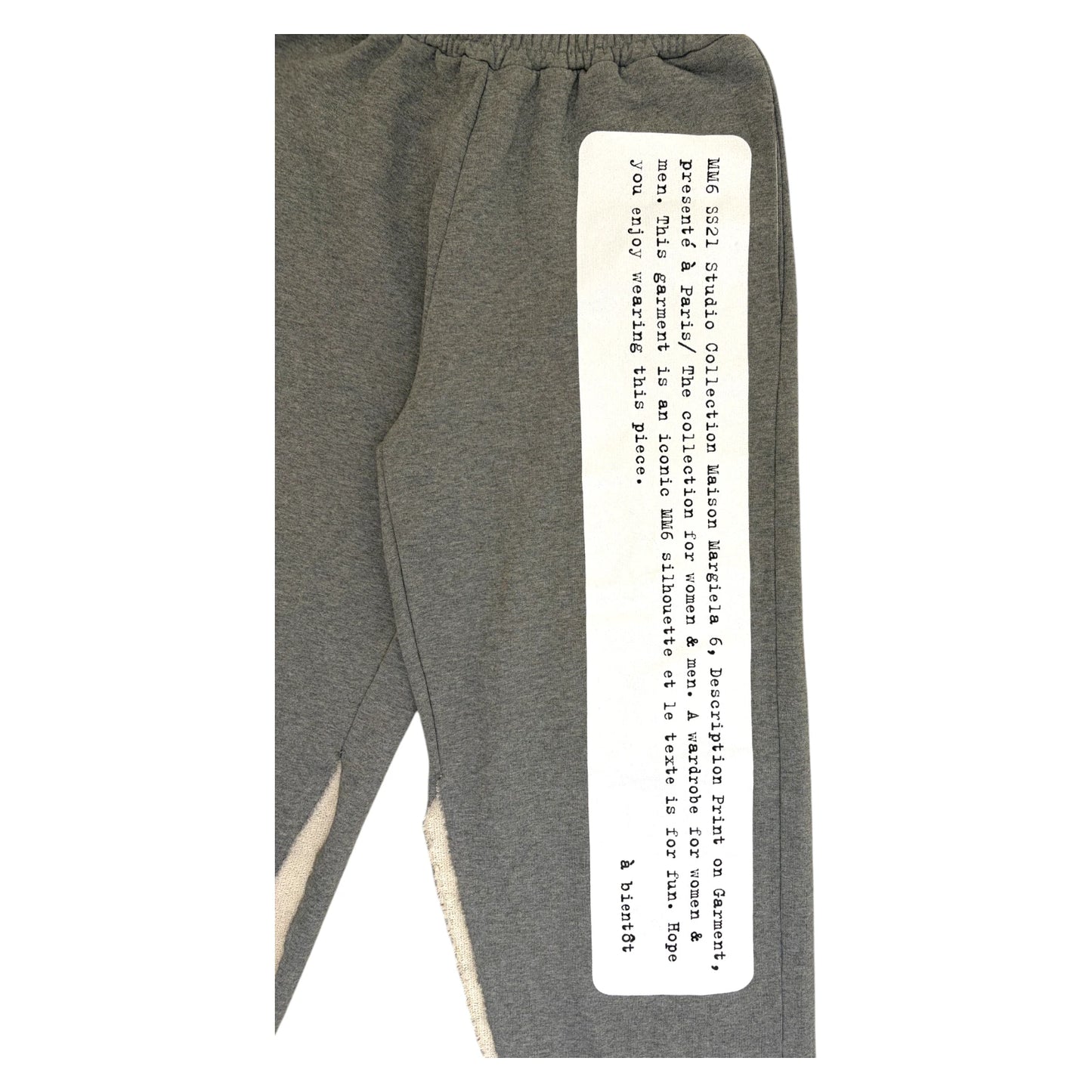 Maison Margiela Typography Sweatpants - M