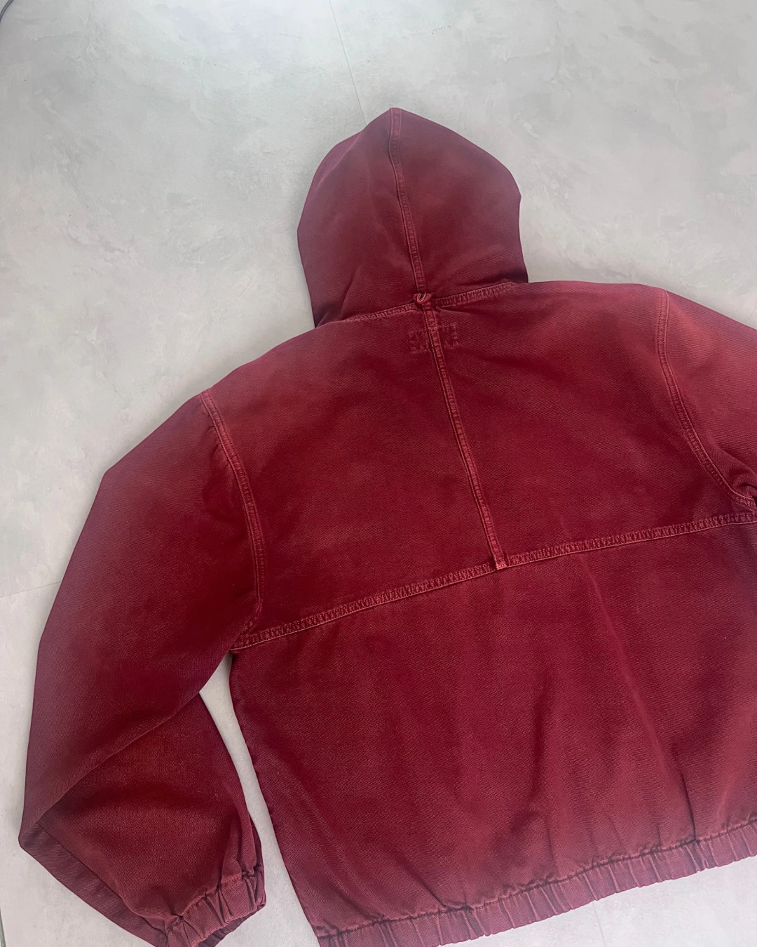 Stussy Work Gear Hooded Jacket And Trousers Set wine – (GRADE A) / XL/W32
