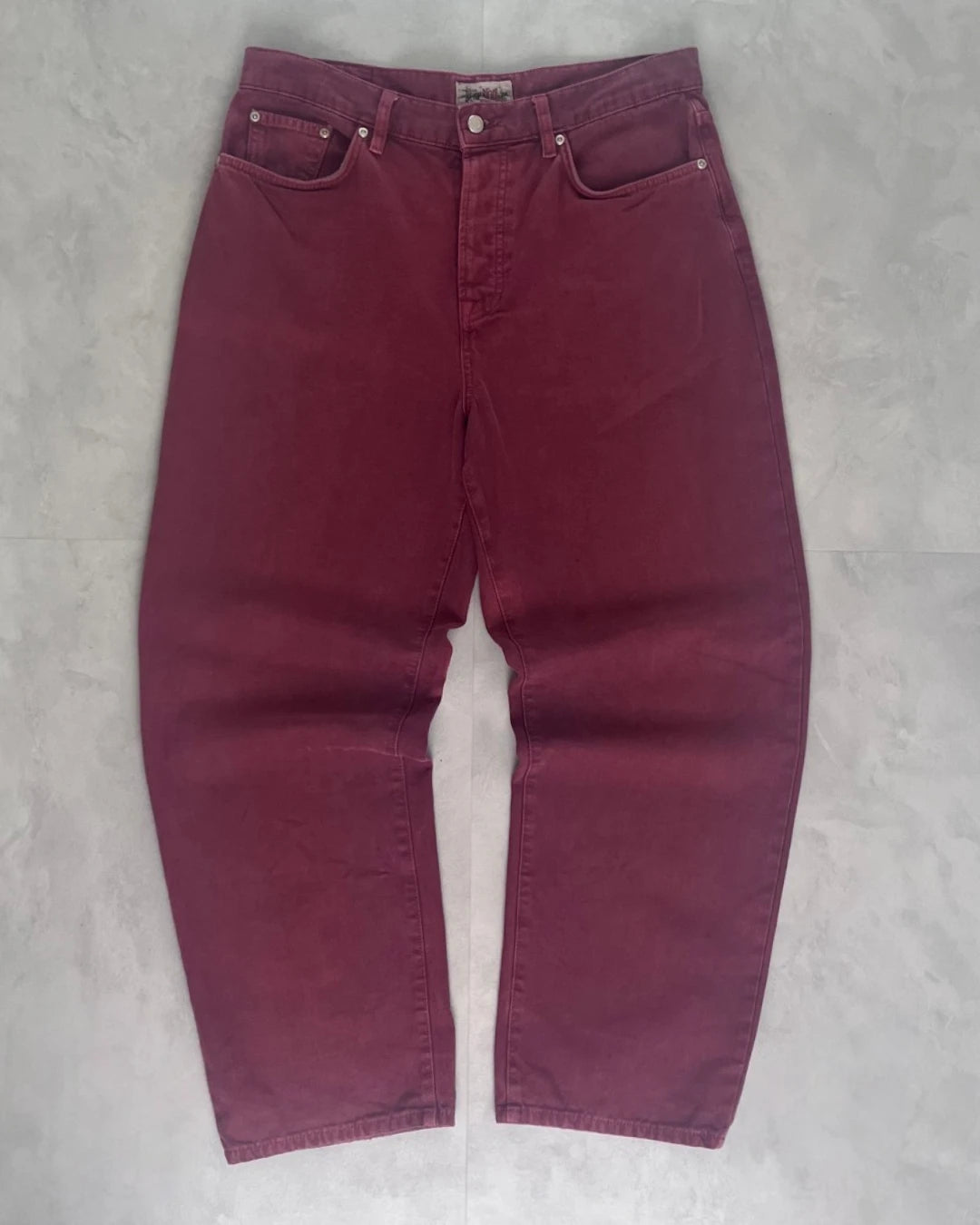 Stussy Work Gear Hooded Jacket And Trousers Set wine – (GRADE A) / XL/W32