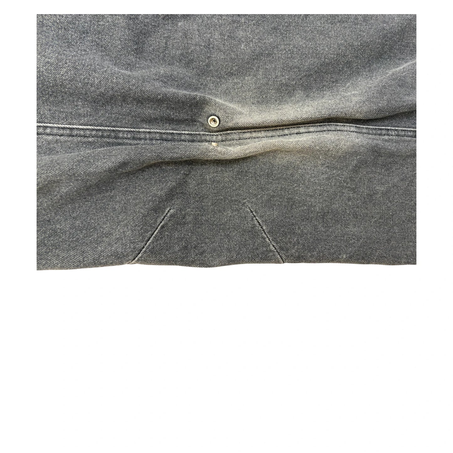 No Faith Wave Patchwork Distressed Jeans - L