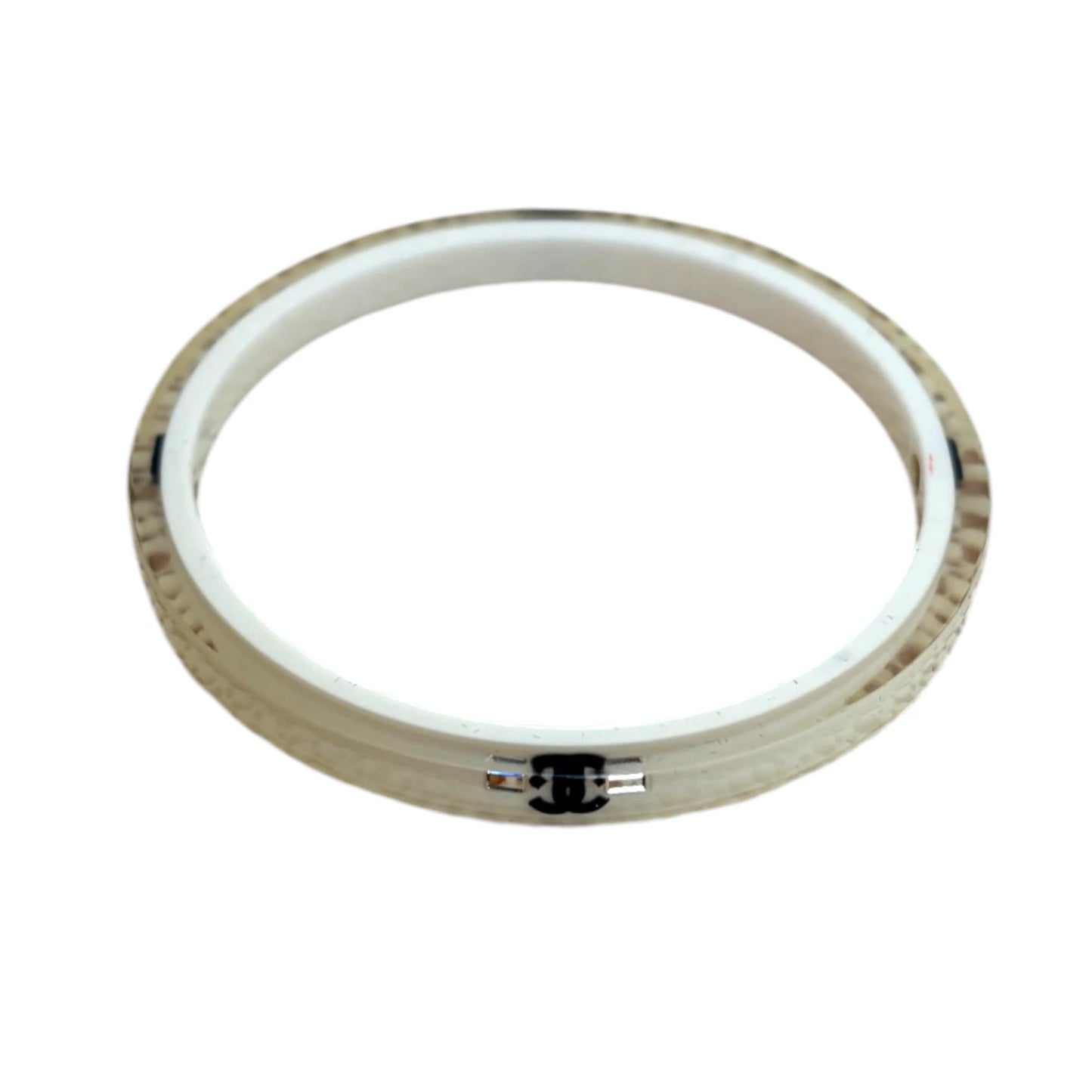 Chanel Bangle Bracelet white - OS