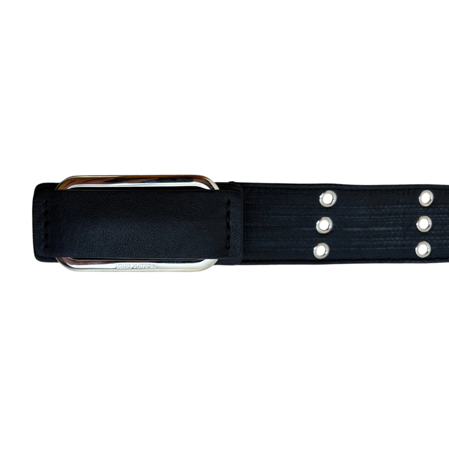 Louis Vuitton Studded Belt black - W32