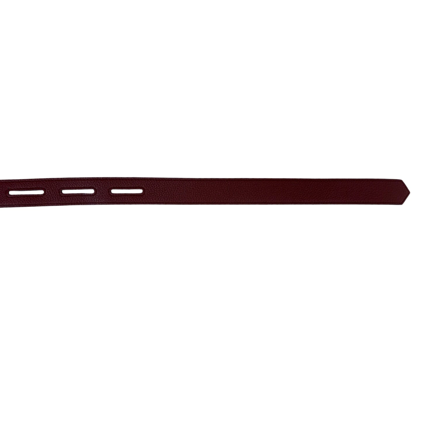 Hermes Leather Belt burgundy - W32