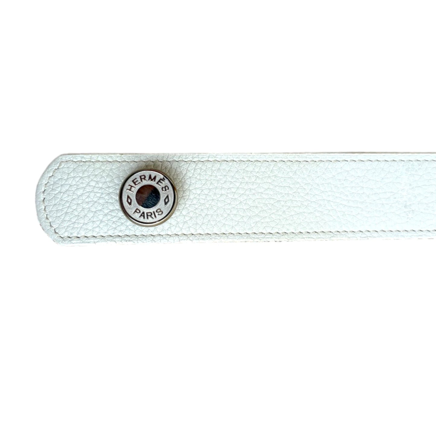 Hermes Leather Belt white - W32