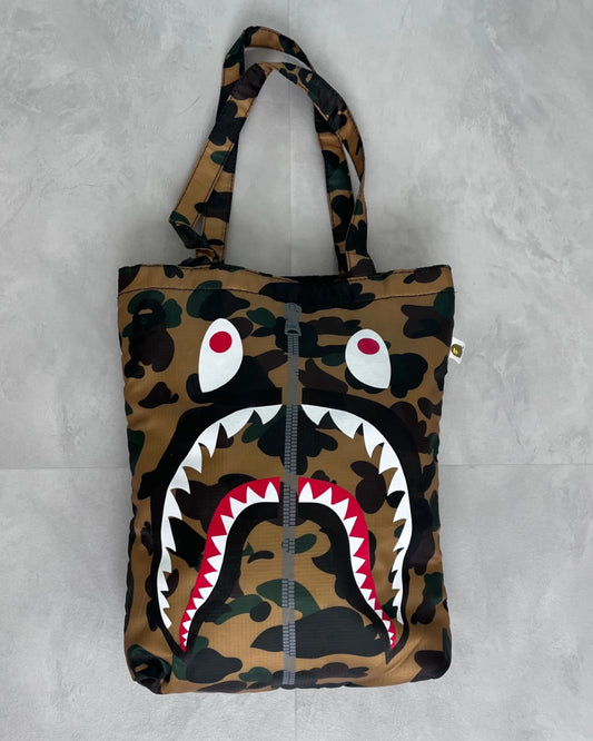 Bape Shark Camo Tote - (NEW)