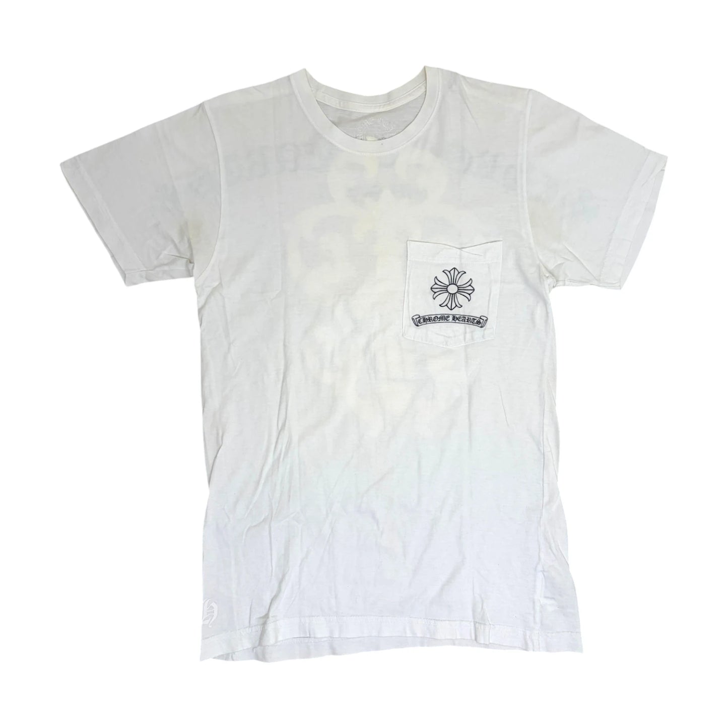 Chrome Hearts Layered Dagger Pocket Logo T Shirt white - S