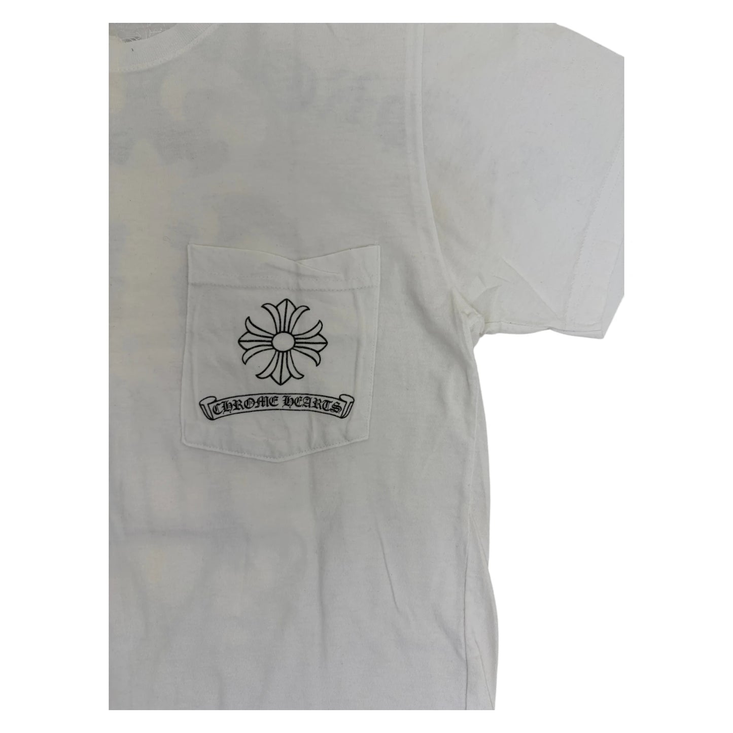 Chrome Hearts Layered Dagger Pocket Logo T Shirt white - S