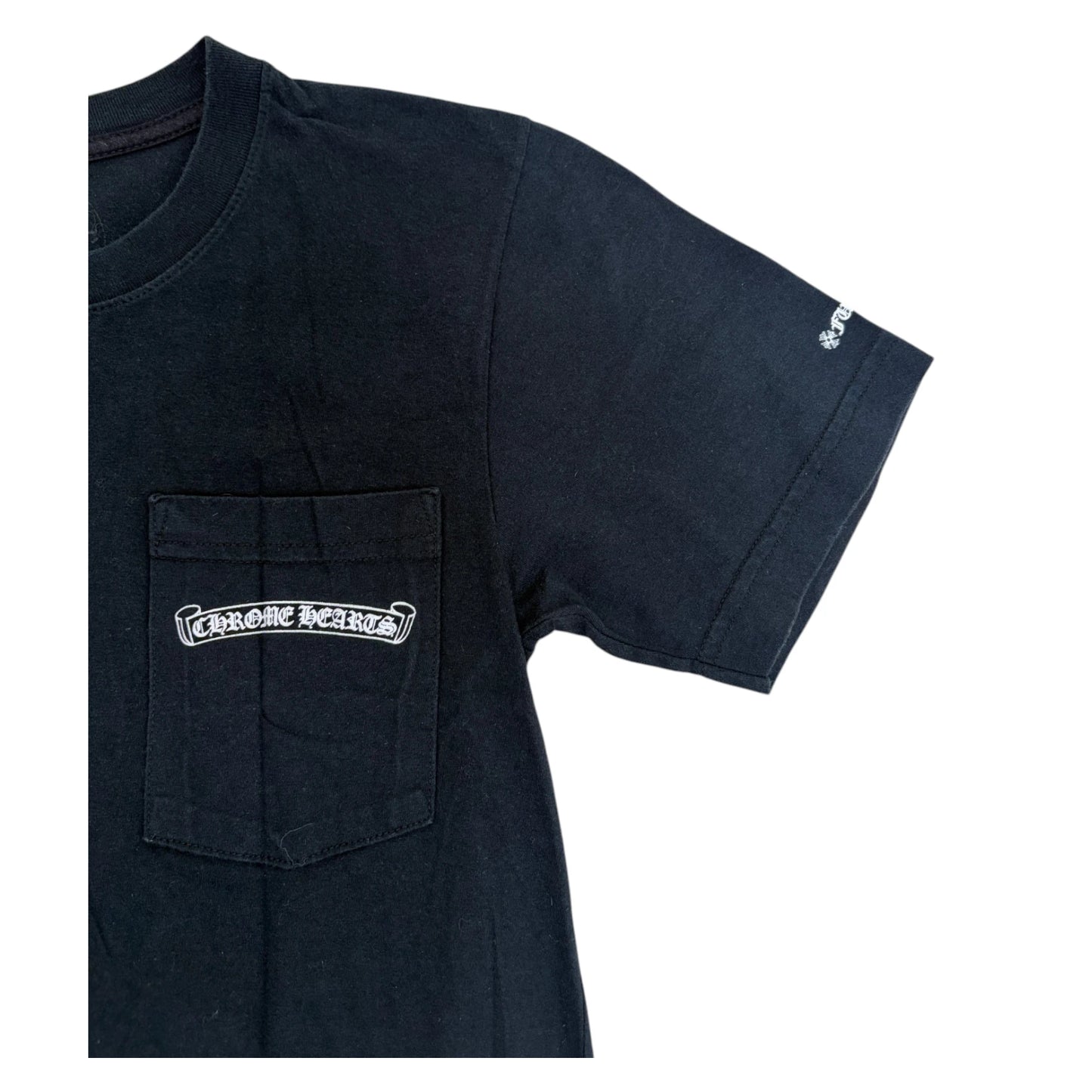 Chrome Hearts Script Pocket Logo T Shirt black - XS