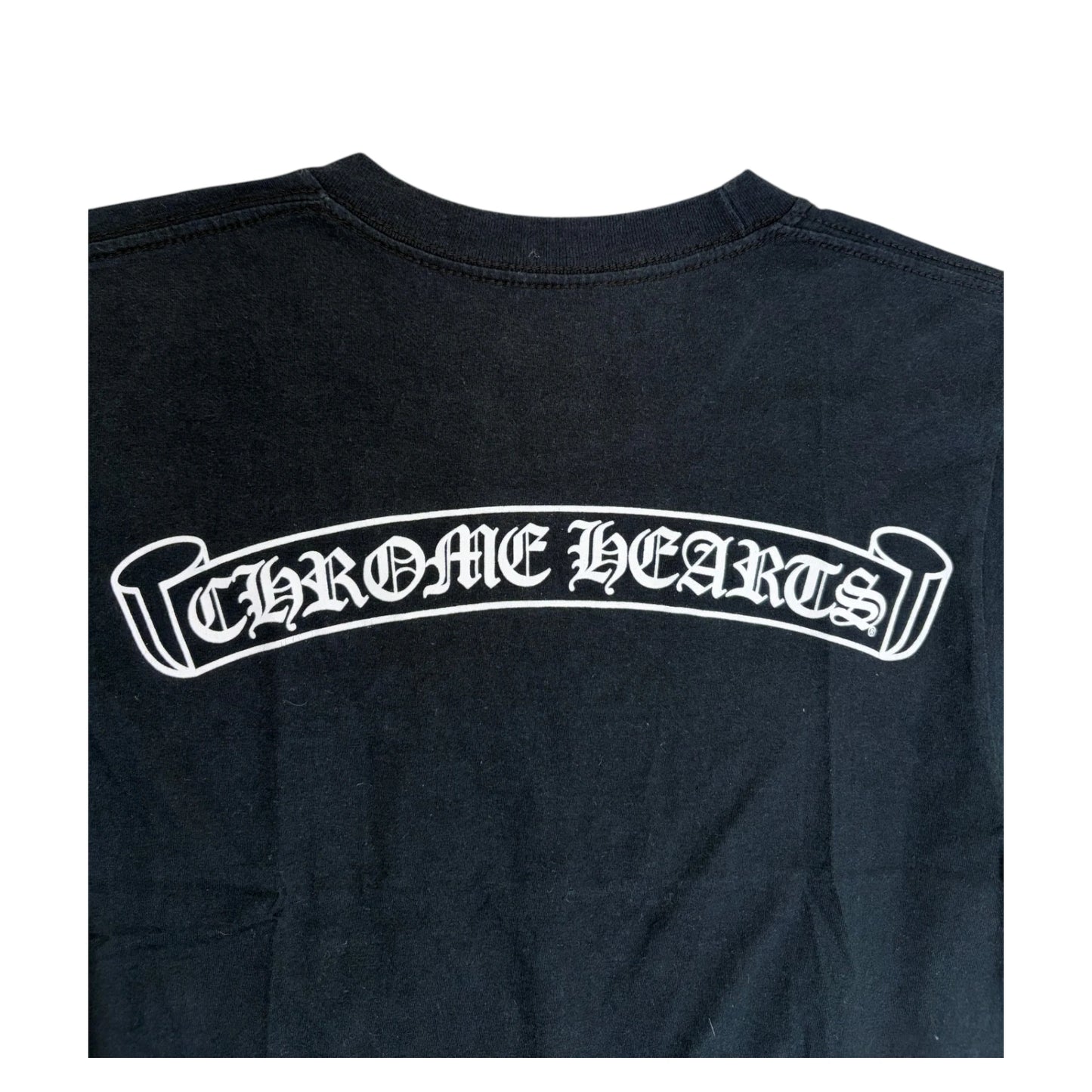 Chrome Hearts Script Pocket Logo T Shirt black - XS