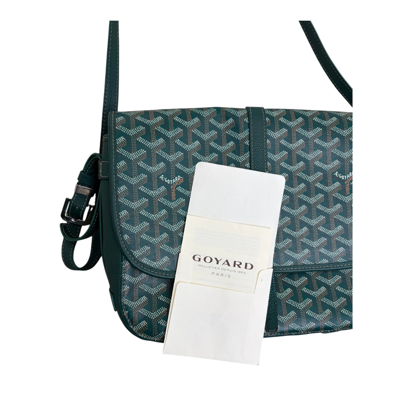 Goyard Belvedere PM Bag green