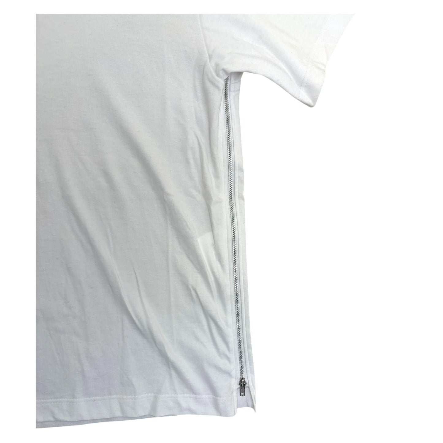 Comme Des Garcon Side Zip T-Shirt white - M