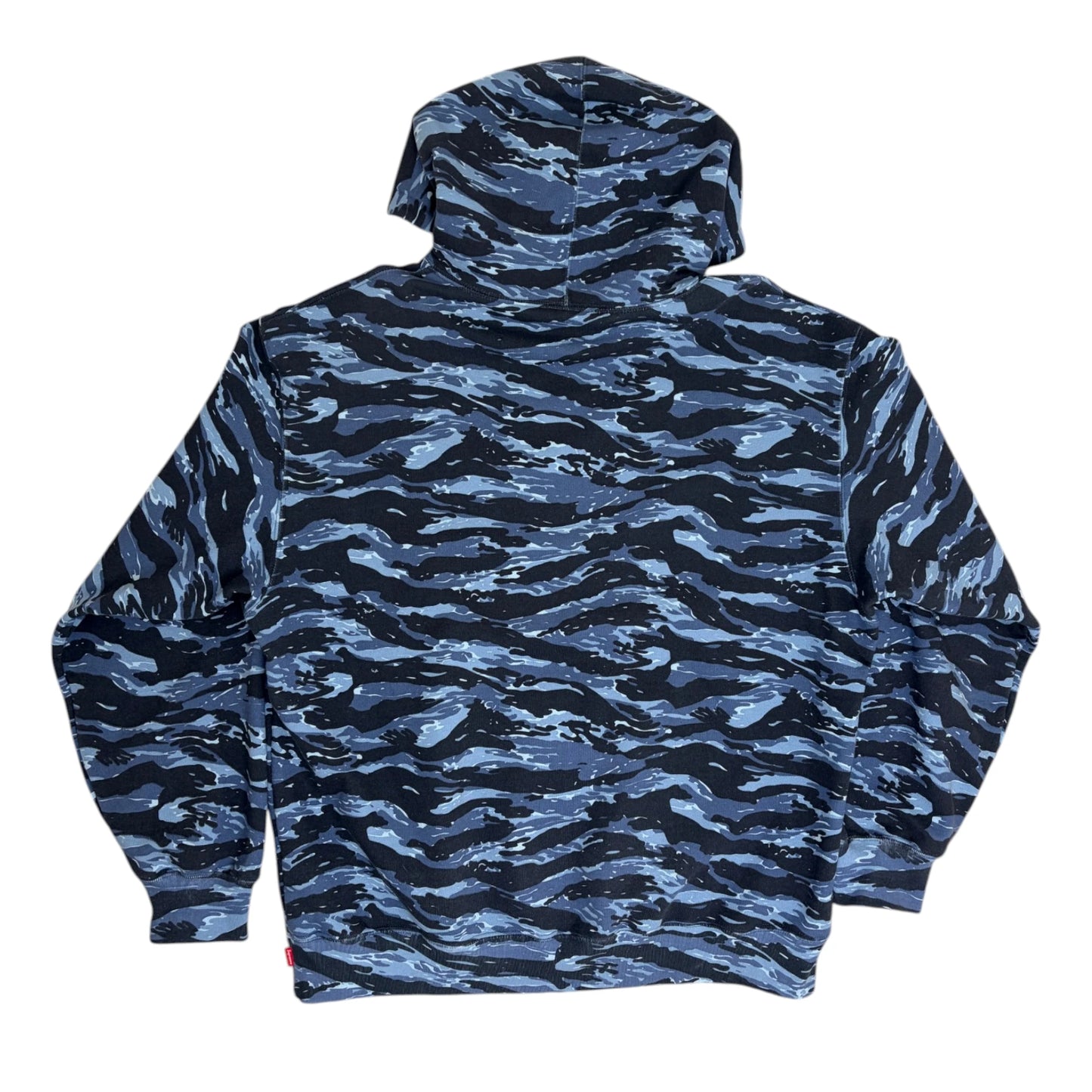 Supreme Small Box Logo Tiger Hoodie blue camo - XL