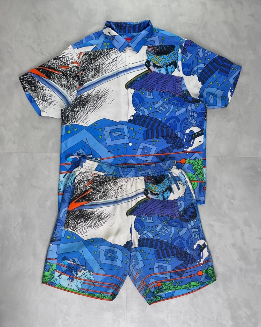 Supreme Ronin Shirt / Shorts Fullset – L