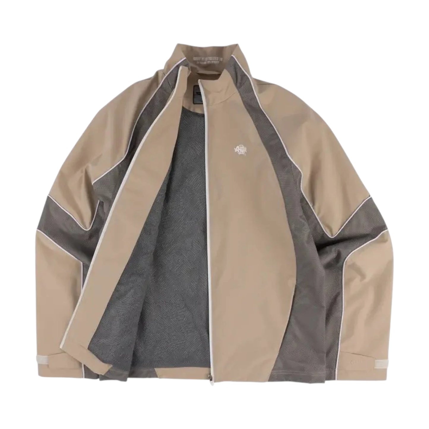 SynaWorld Moto Tracksuit Full Set beige - XXL