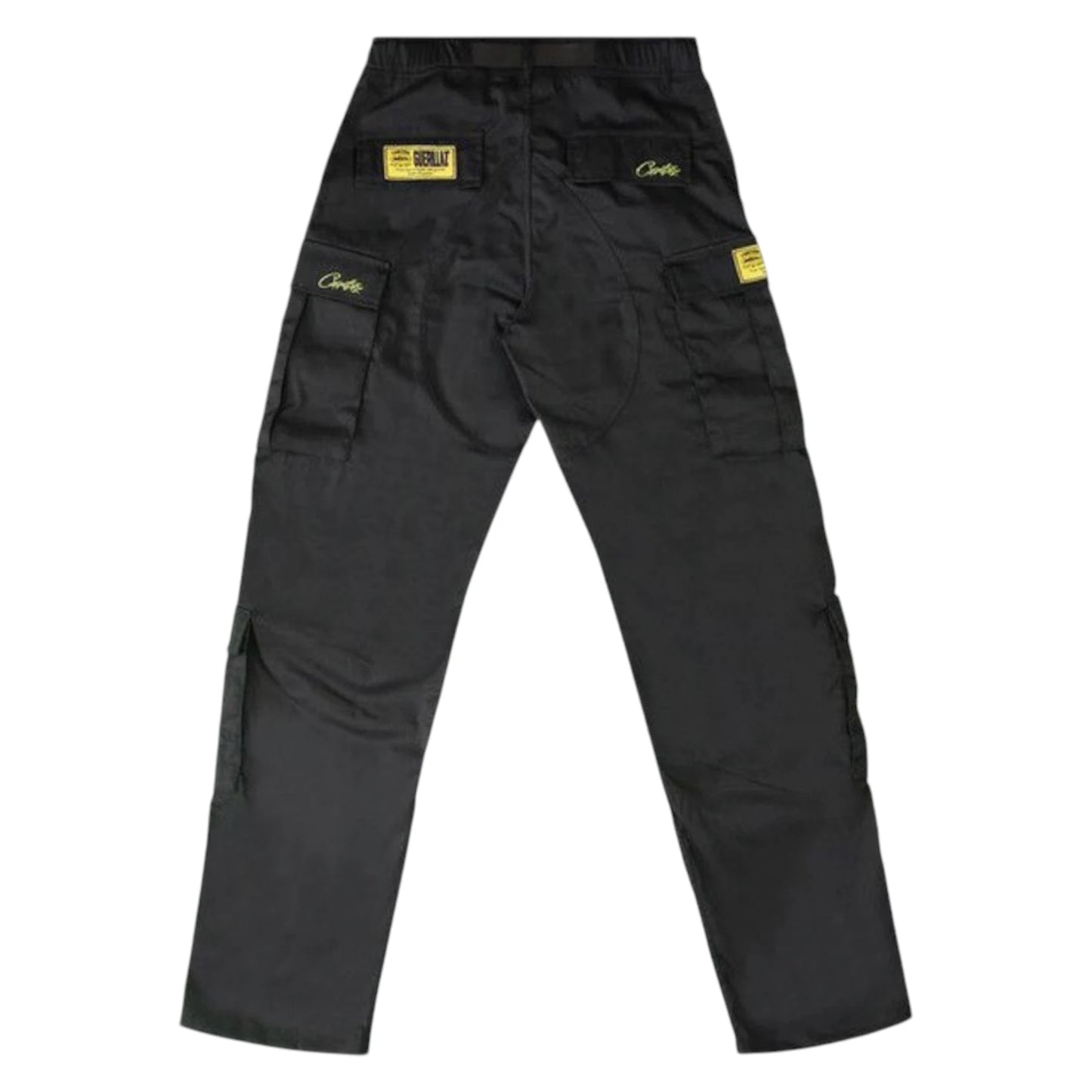 Corteiz Alcatraz Cargos black / yellow - M