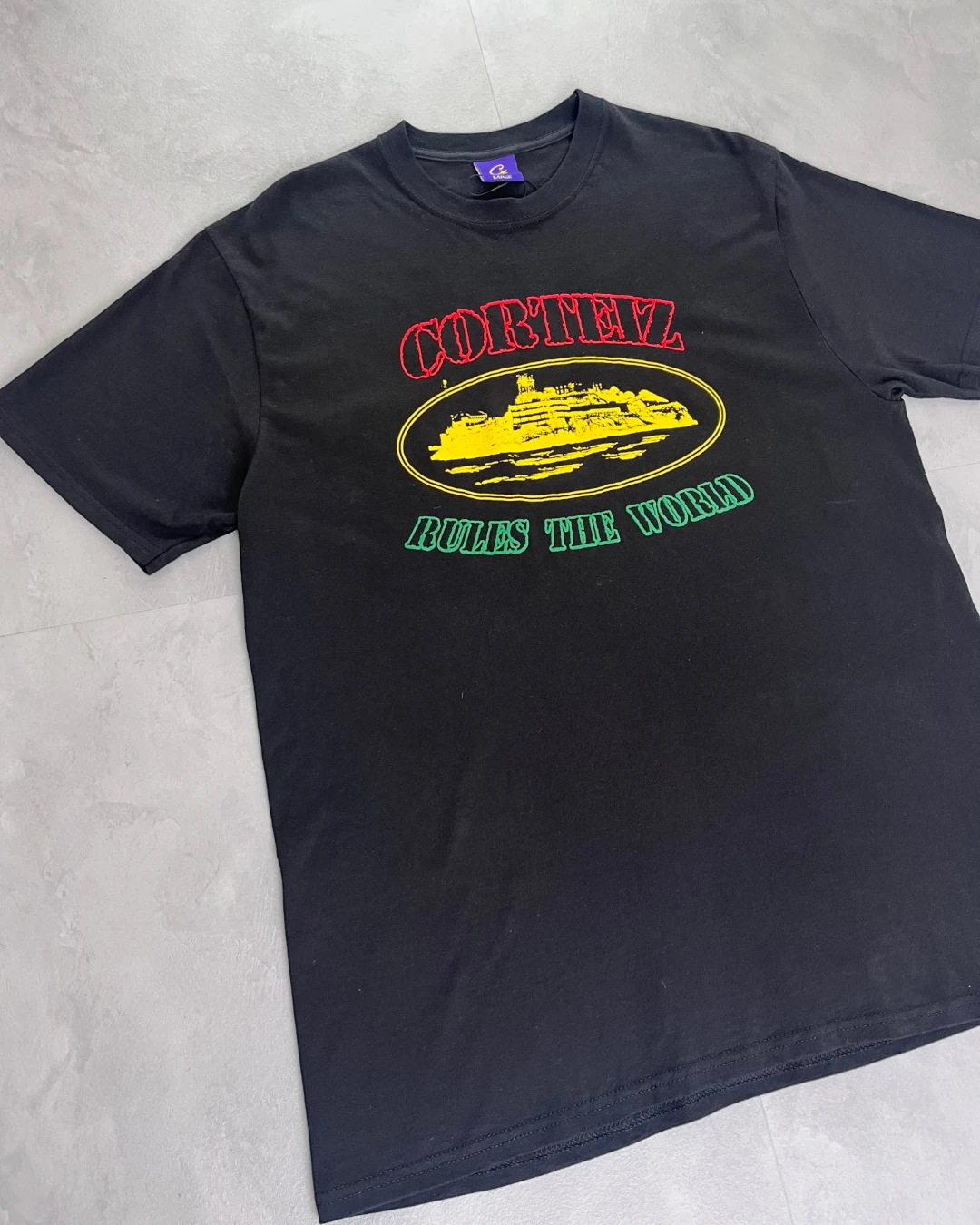 Corteiz Carni Alcatraz T-Shirt black – L