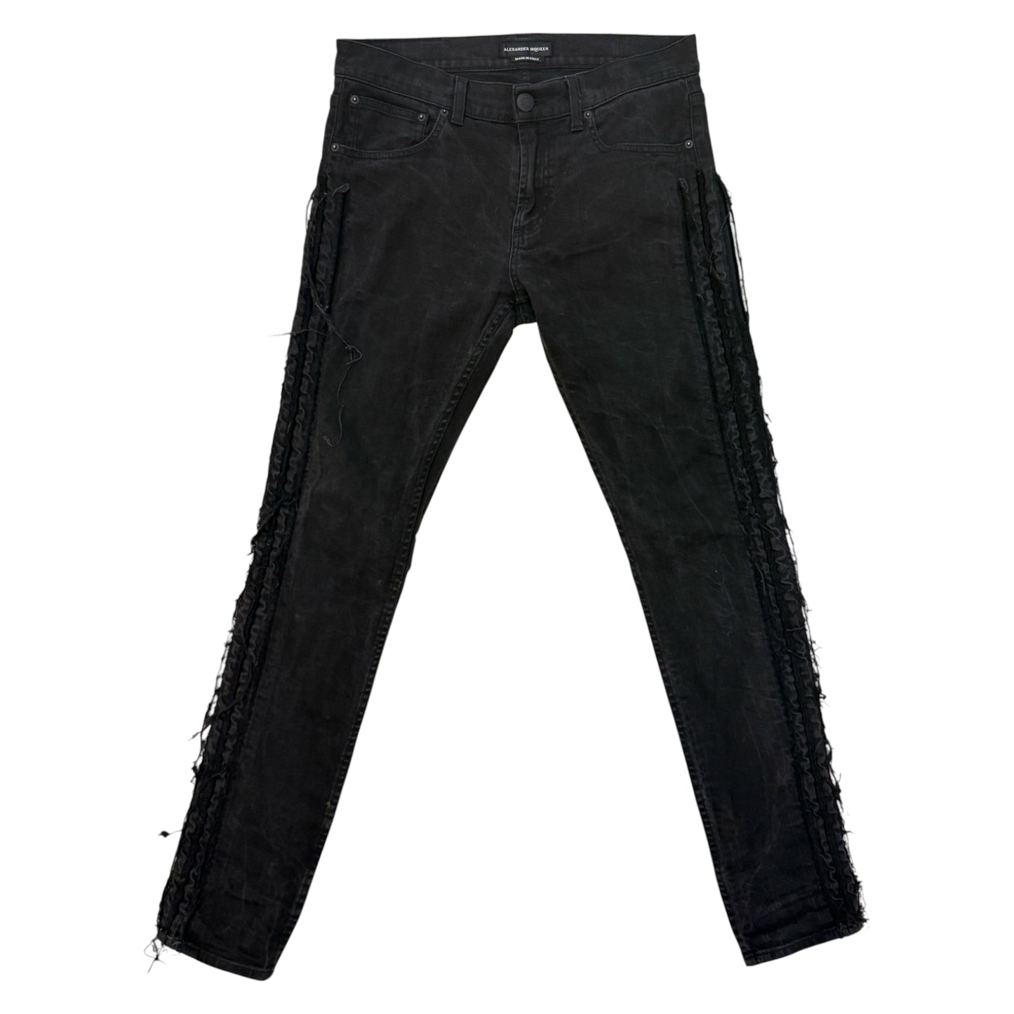 Alexander McQueen Frayed Jeans black - W30