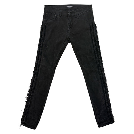 Alexander McQueen Frayed Jeans black - W30