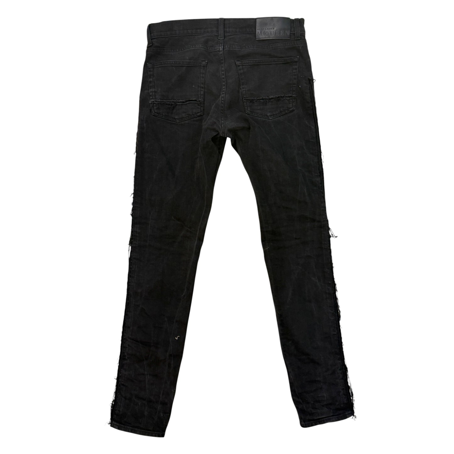 Alexander McQueen Frayed Jeans black - W30