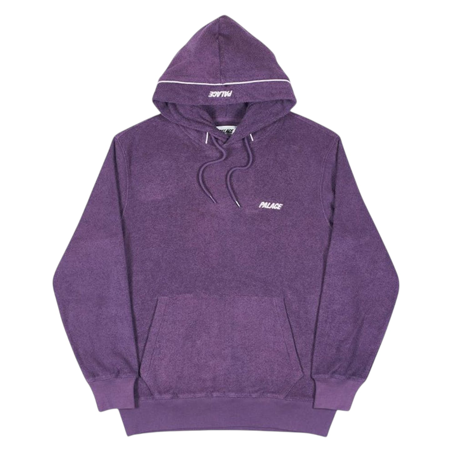 Palace Pipeline Hoodie purple towel - M