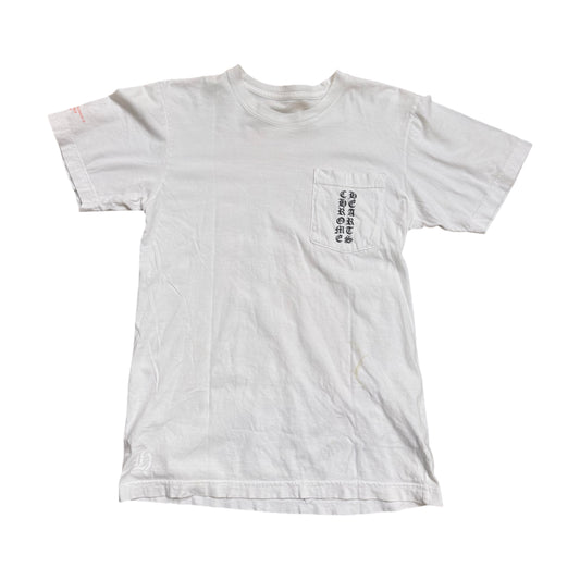 Chrome Hearts Pink Spell Graphic T-Shirt white
