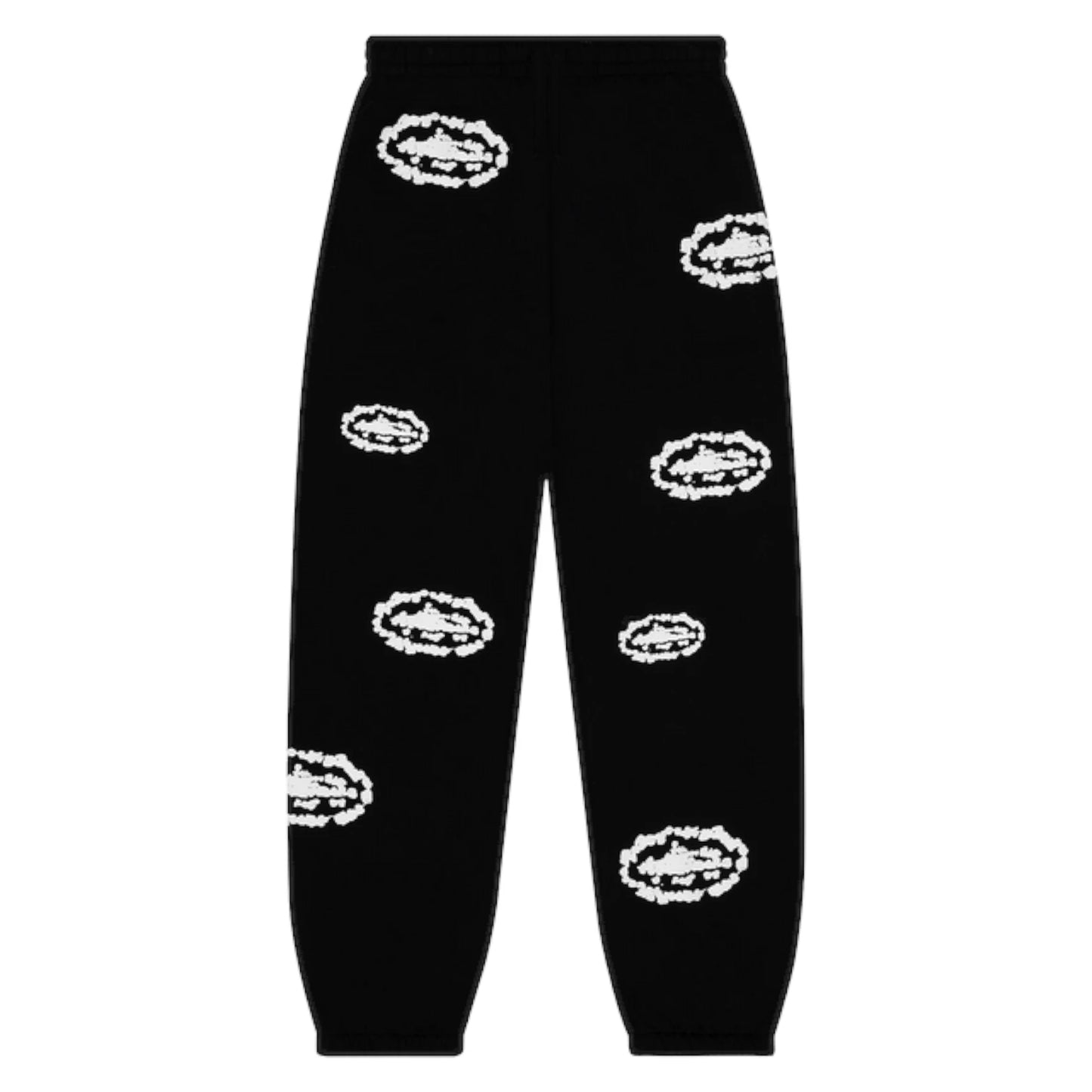 Corteiz X Denim Tears Cotton Wreath Full Tracksuit black