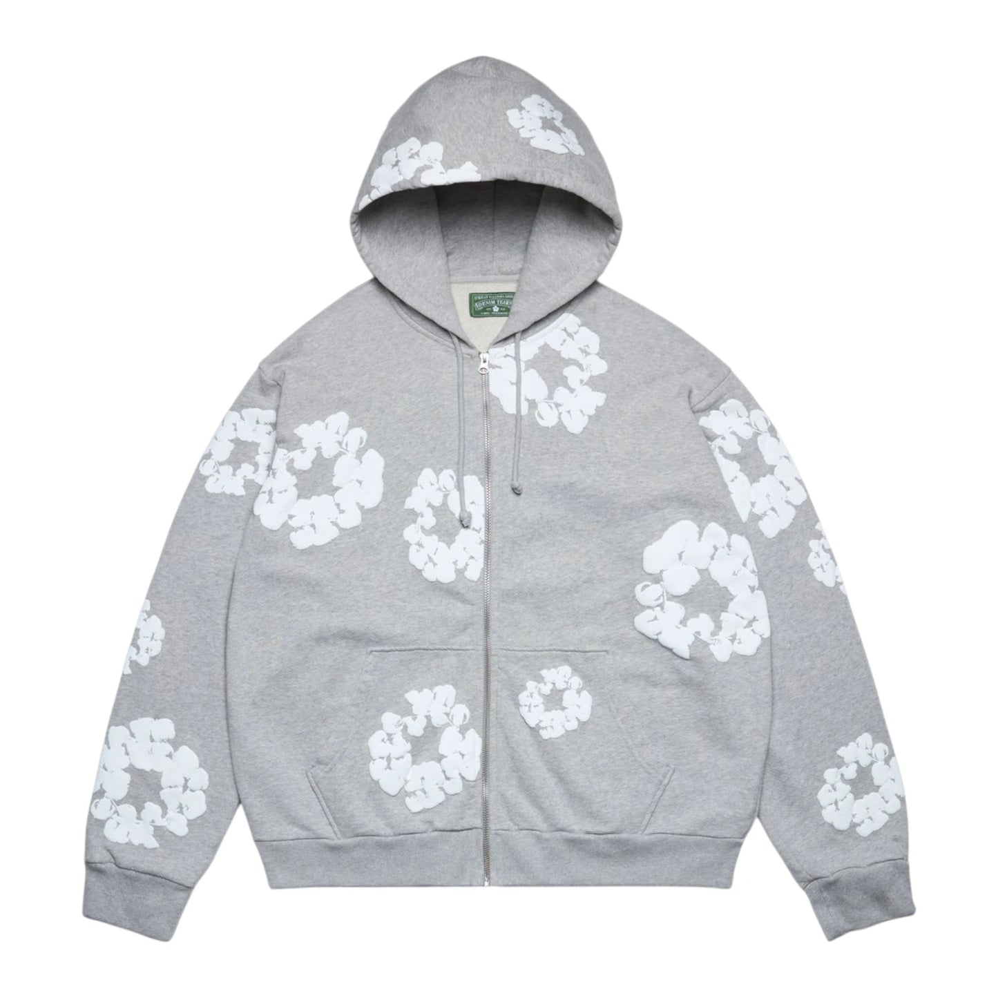 Denim Tears Cotton Wreath Full Tracksuit Zip Up grey - M
