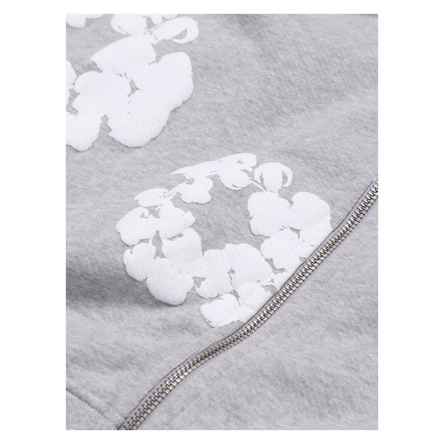 Denim Tears Cotton Wreath Full Tracksuit Zip Up grey - M