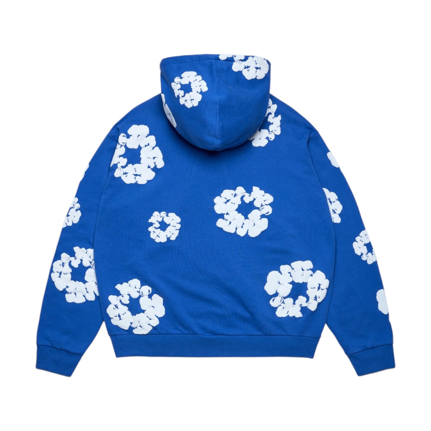 Denim Tears Cotton Wreath Shorts Zip Up Hoodie Full Set blue - M