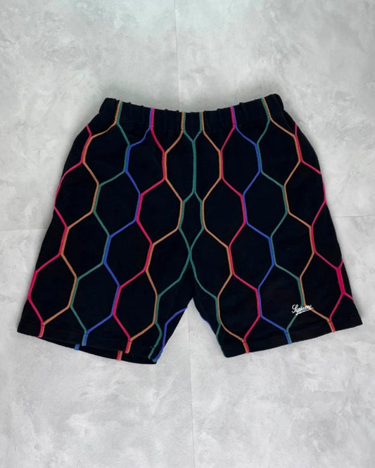 Supreme Hex Knit Shorts black – L