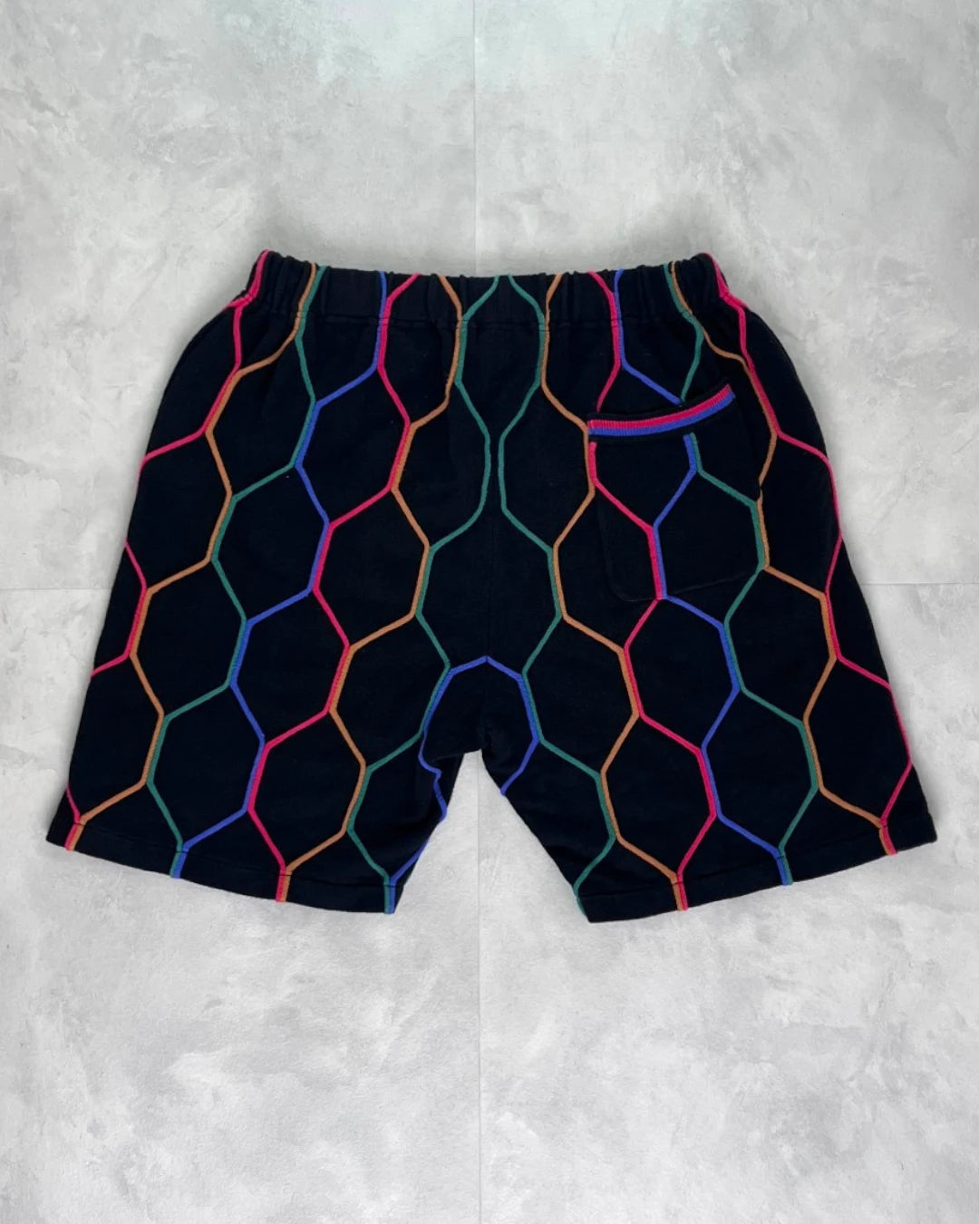 Supreme Hex Knit Shorts black – L