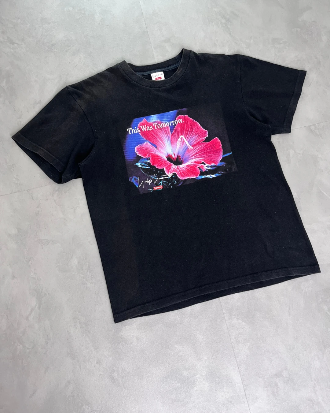 Supreme X Yohji Yamamoto "This Was Tomorrow" T Shirt black – S