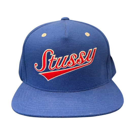 Stussy Baseball Logo Snapback Cap blue - O/S