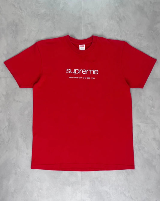 Supreme NYC T Shirt red – L