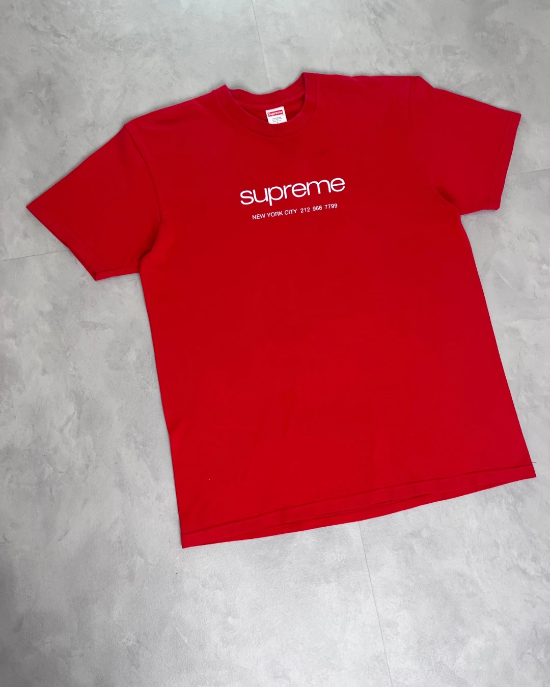 Supreme NYC T Shirt red – L