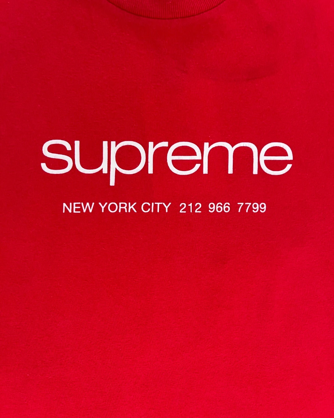 Supreme NYC T Shirt red – L