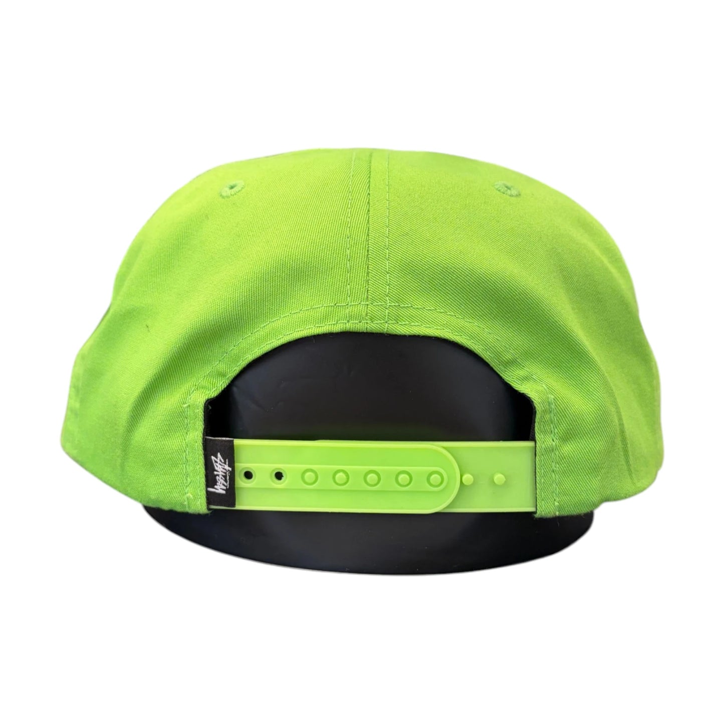 Stussy World Tour Logo Snapback Cap lime  green - O/S