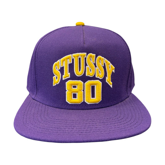Stussy 80 Snapback Cap purple|yellow - O/S