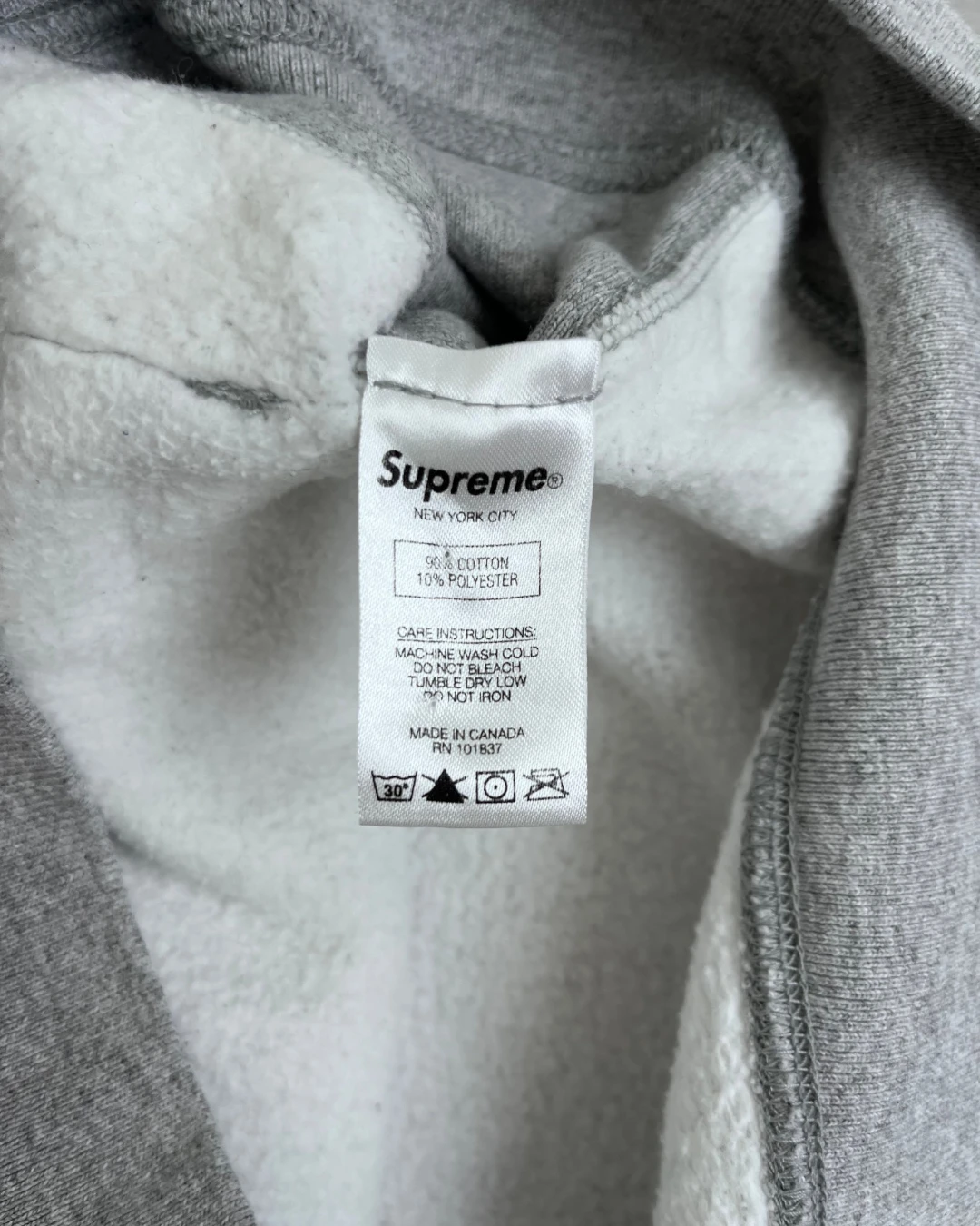 Supreme Blue Bandana Box Logo Hoodie grey – L