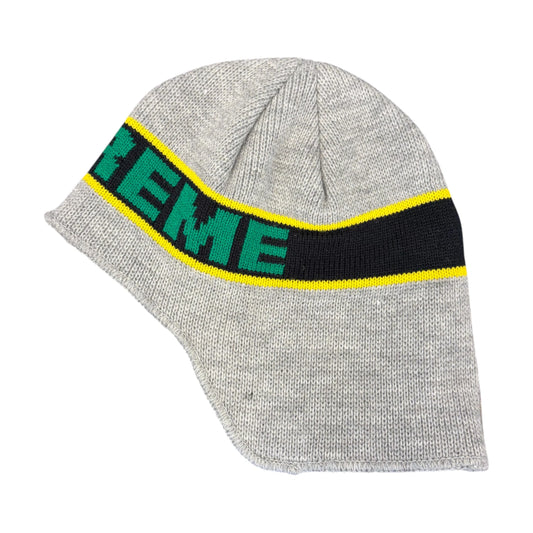 Supreme Earflap Beanie grey - OS