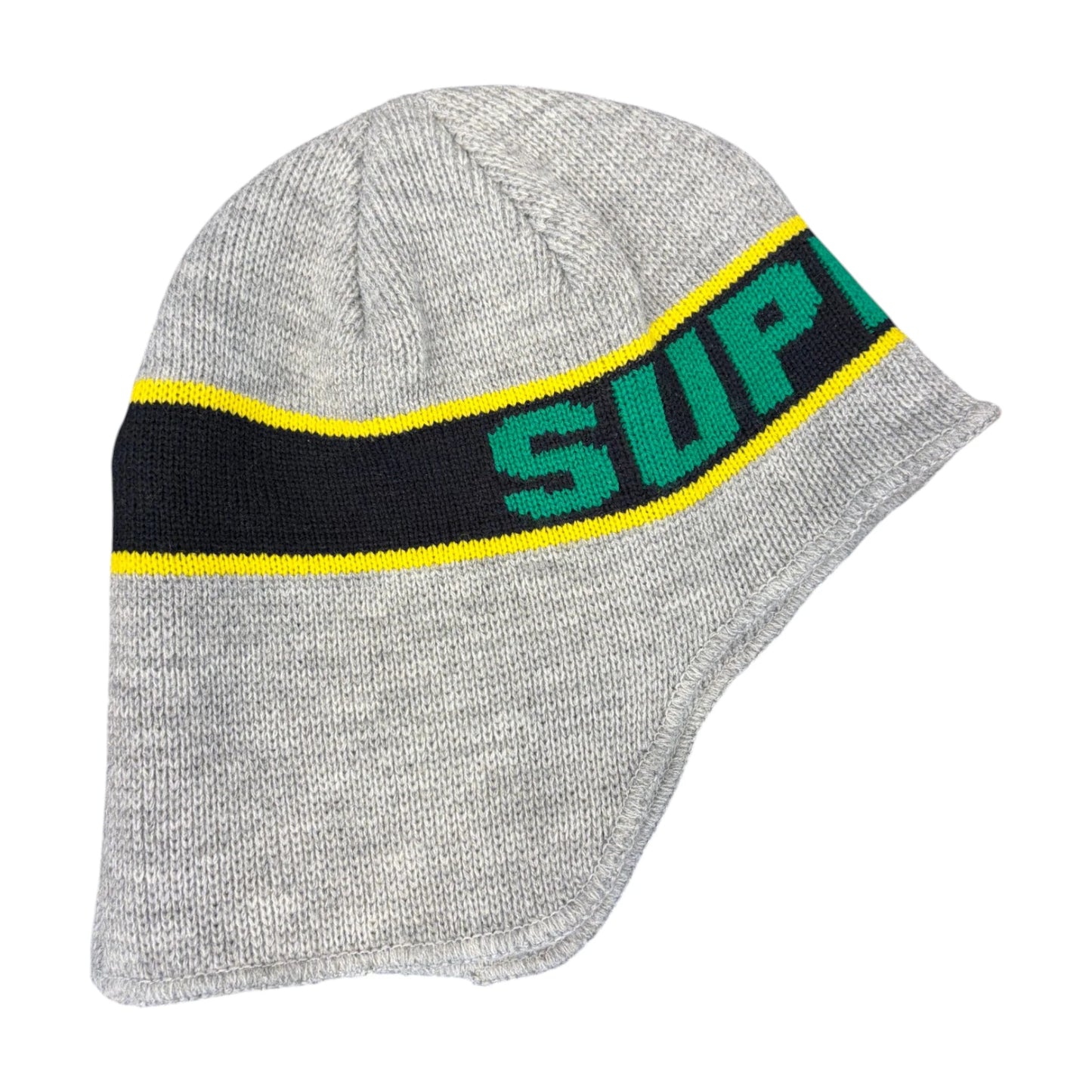 Supreme Earflap Beanie grey - OS