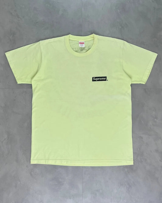 Supreme Spiral T Shirt bright yellow – M