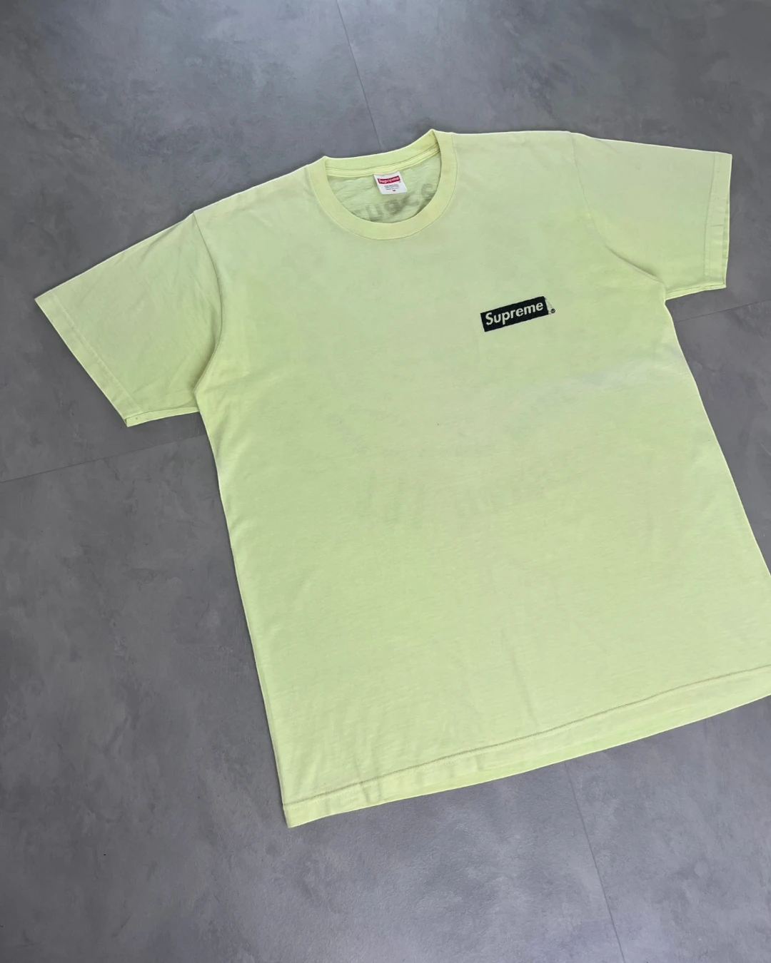 Supreme Spiral T Shirt bright yellow – M